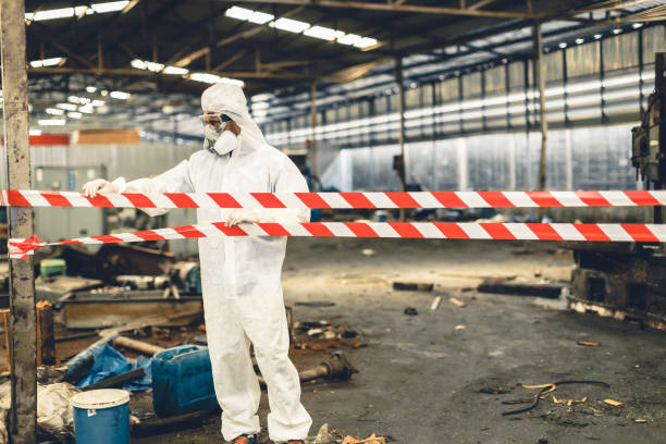 Professional Infectious Disease Decontamination technician working in Marion, IL